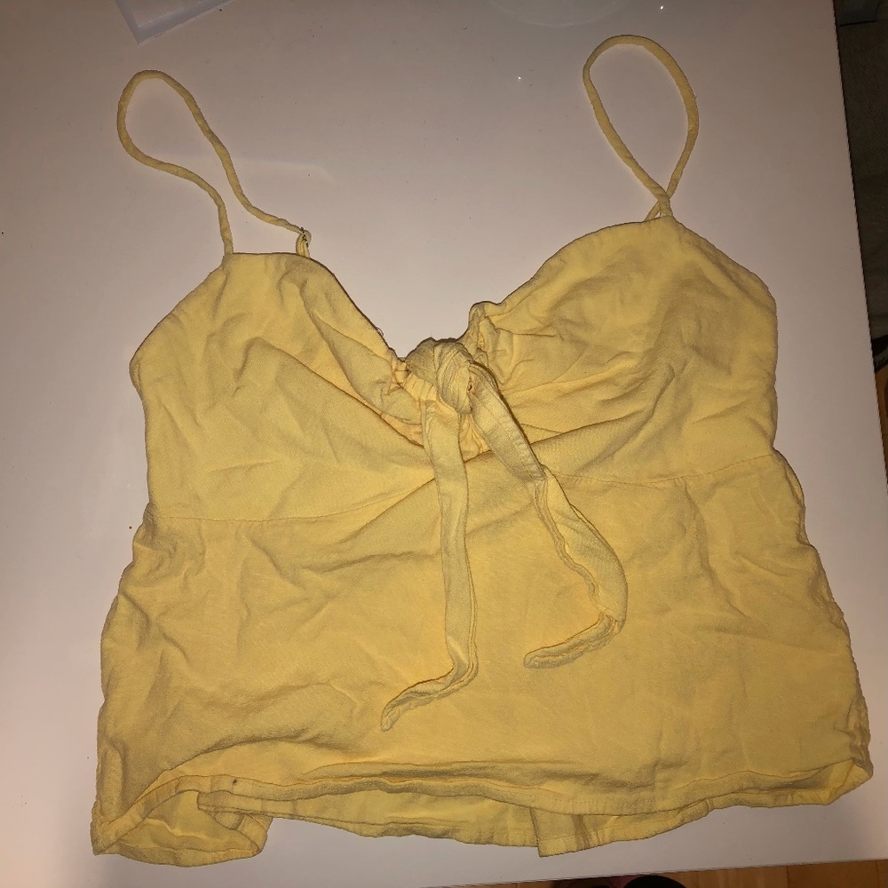 Yellow Brandy Melville Tank Top